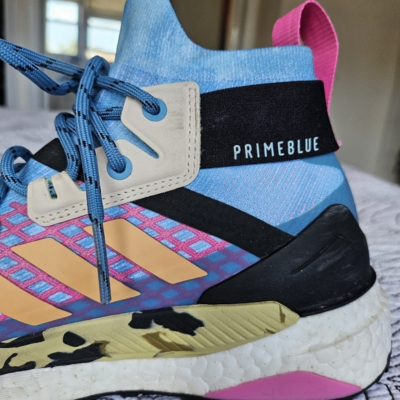 VGUC Adidas Terrex Free Hiker Prime Blue Hazy Sky Women 7.5 - Picture 3 of 16